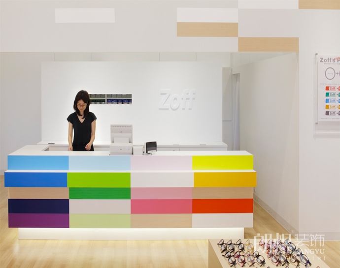 zoff眼睛專賣店裝修效果圖
