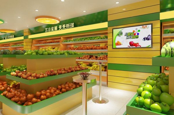 水果店鋪這樣裝修，銷售量暴增！